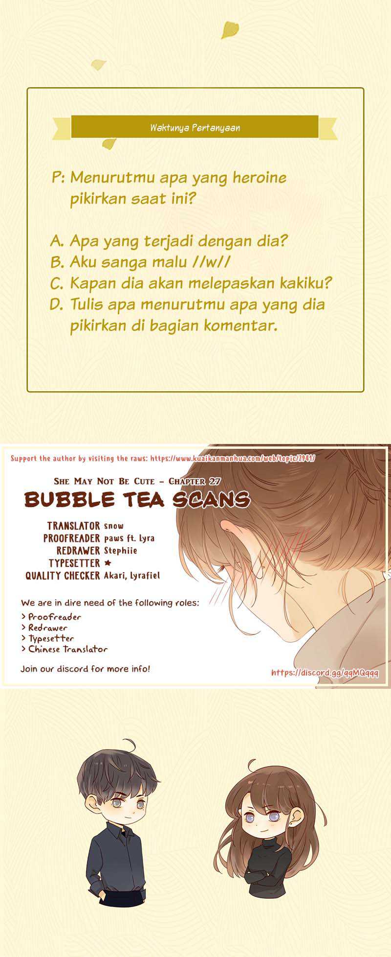 She May Not Be Cute Chapter 27 Gambar 16